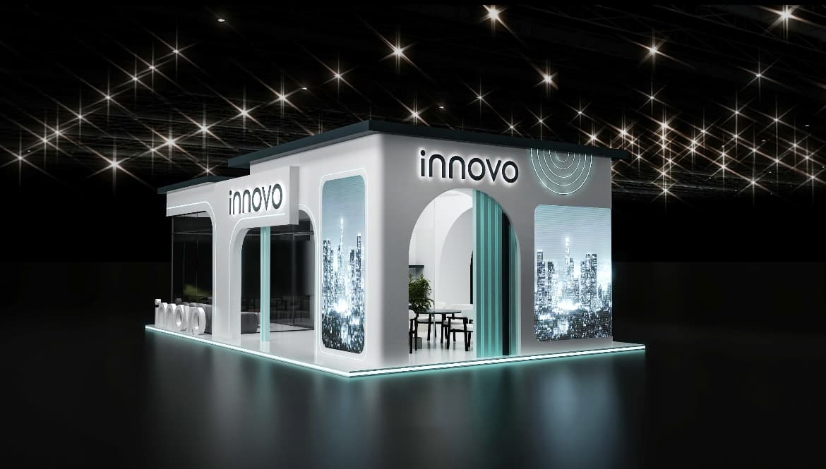 Exhibition booth concept before execution