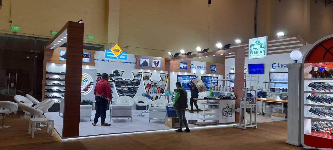 Completed exhibition installation managed and prepared on site