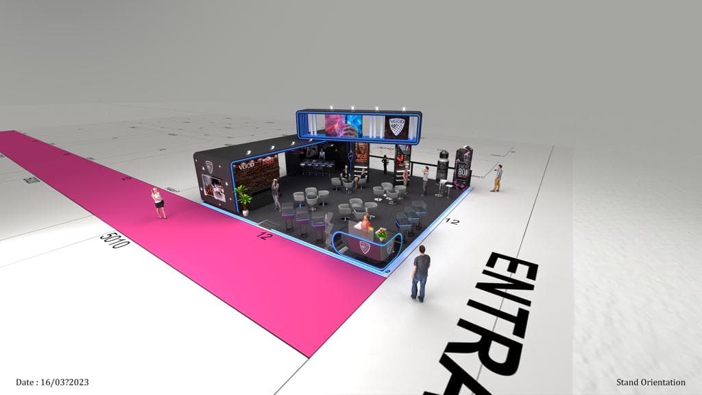 Custom exhibition space execution
